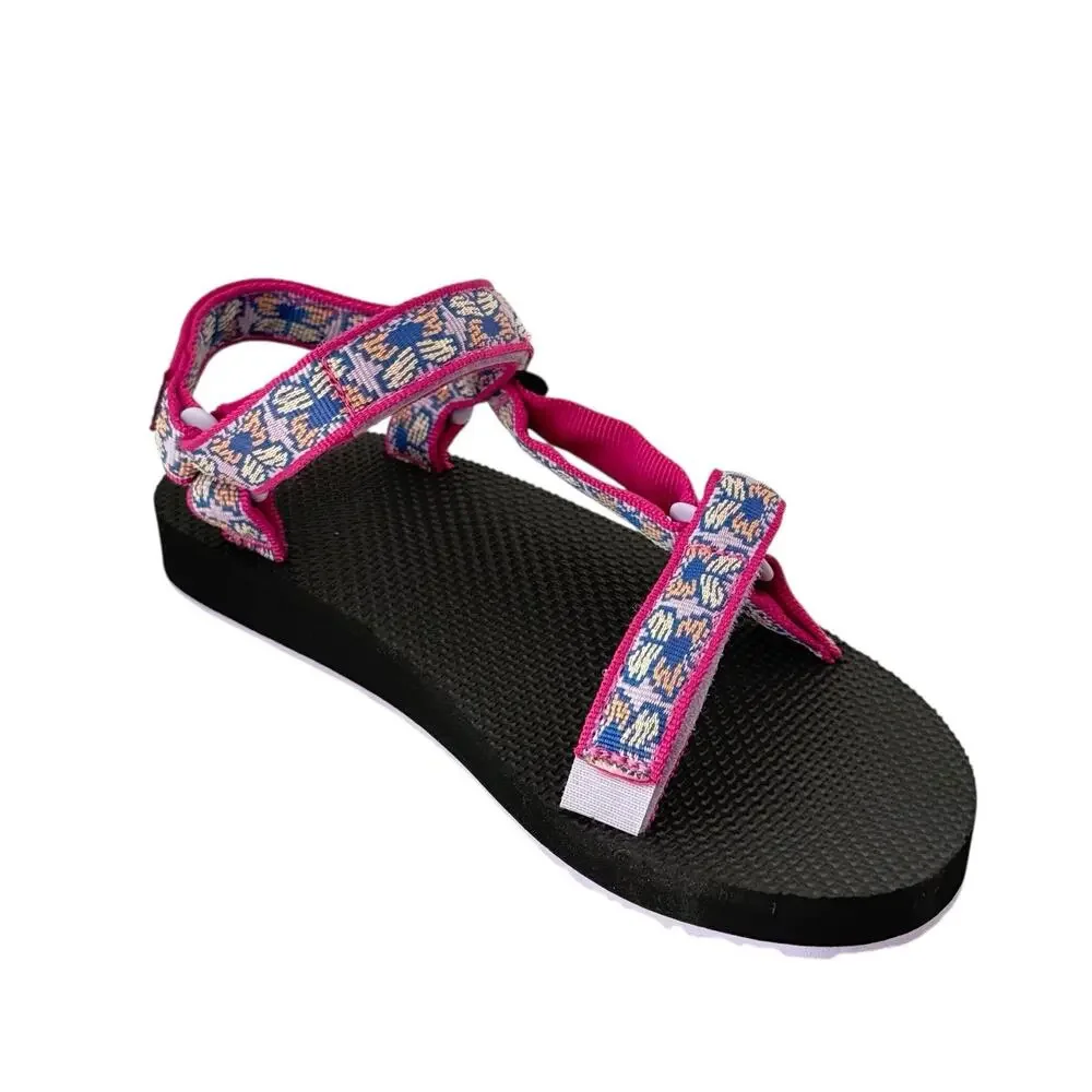 Teva Youth Girls Sport Sandals Butterfly Lilac Adjustable Lightweight SZ/5